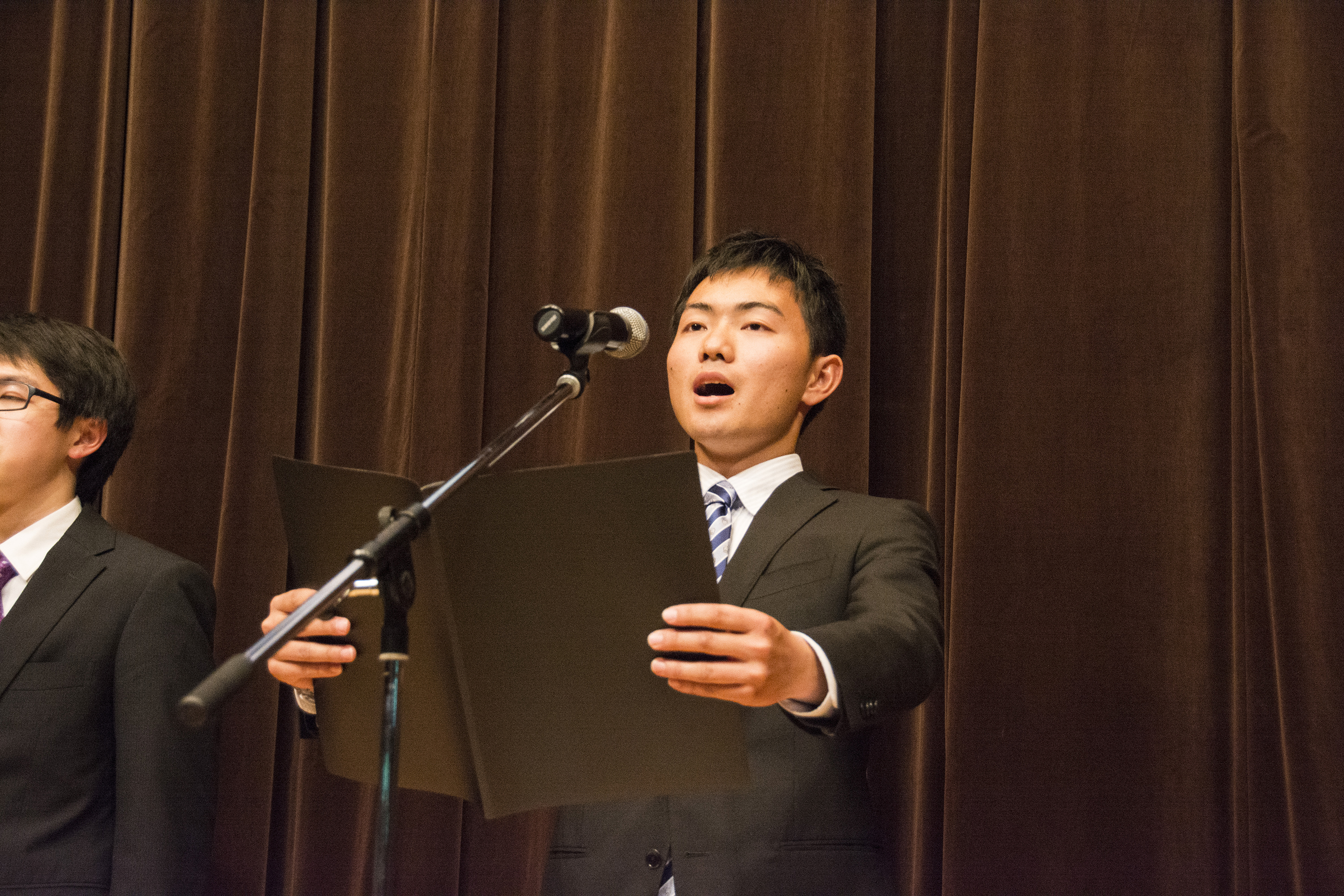 学生代表による宣言